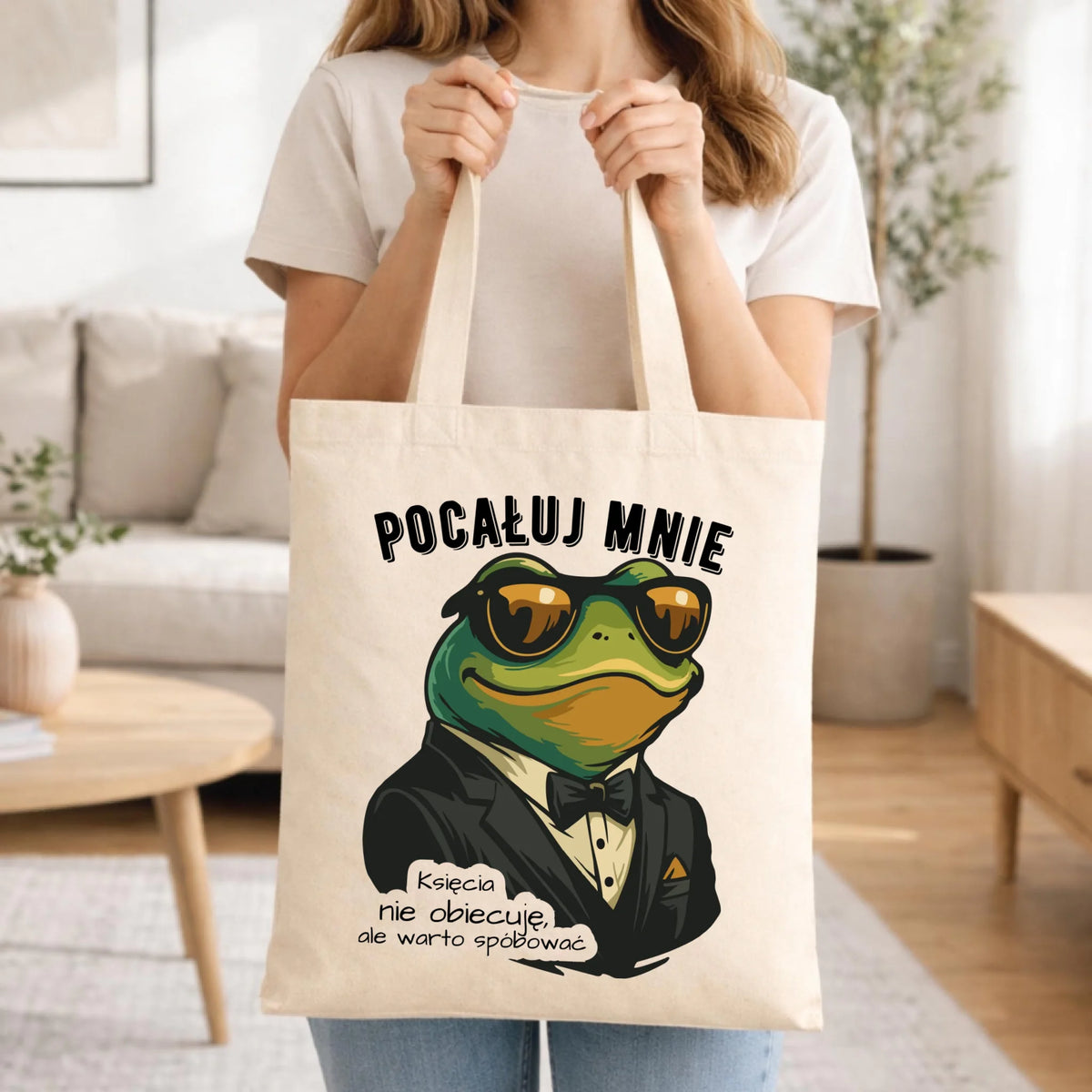 Torba - Żaba w garniturze pocałuj mnie W55