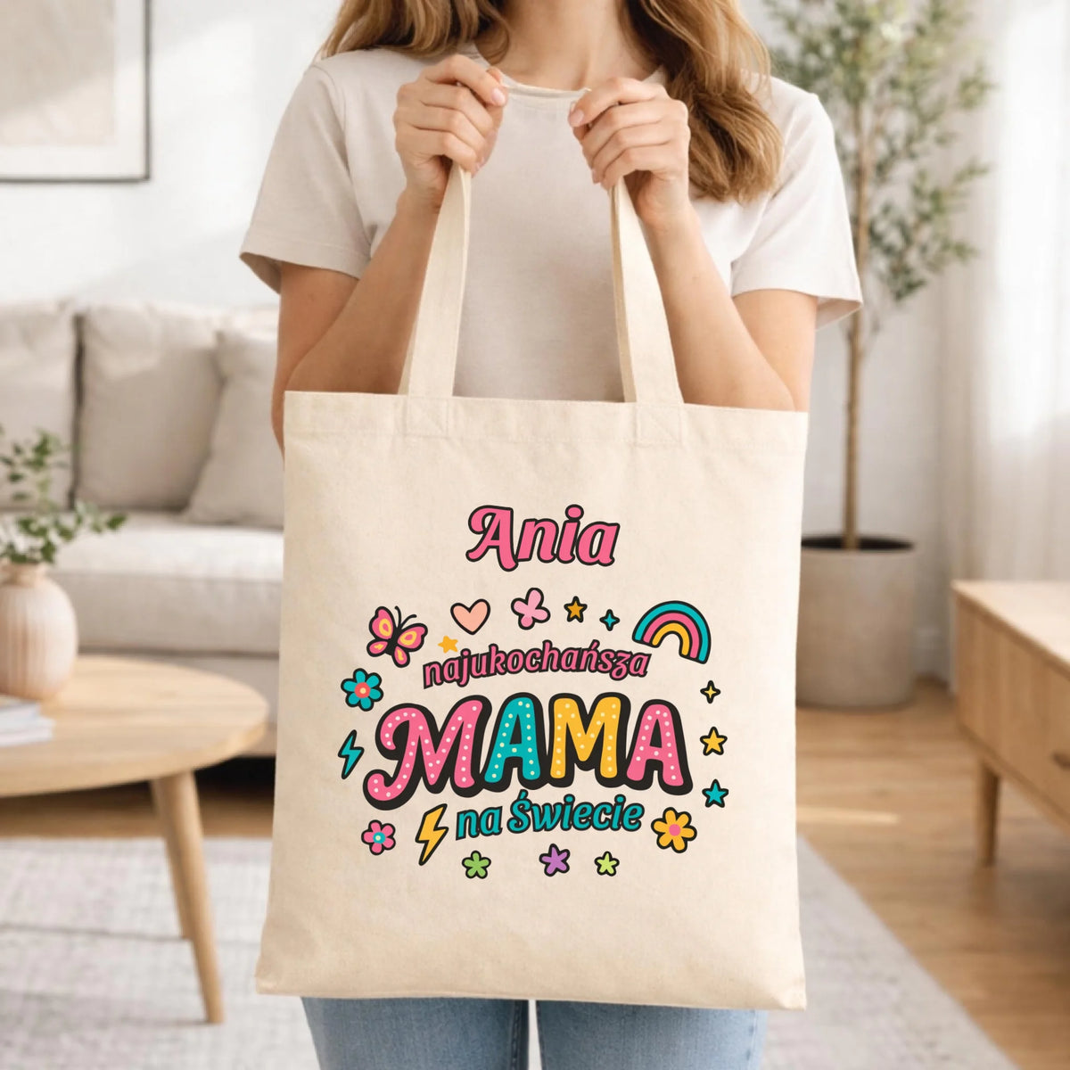 Torba dla mamy - Najukochańsza mama na Świecie - personalizowana DM03