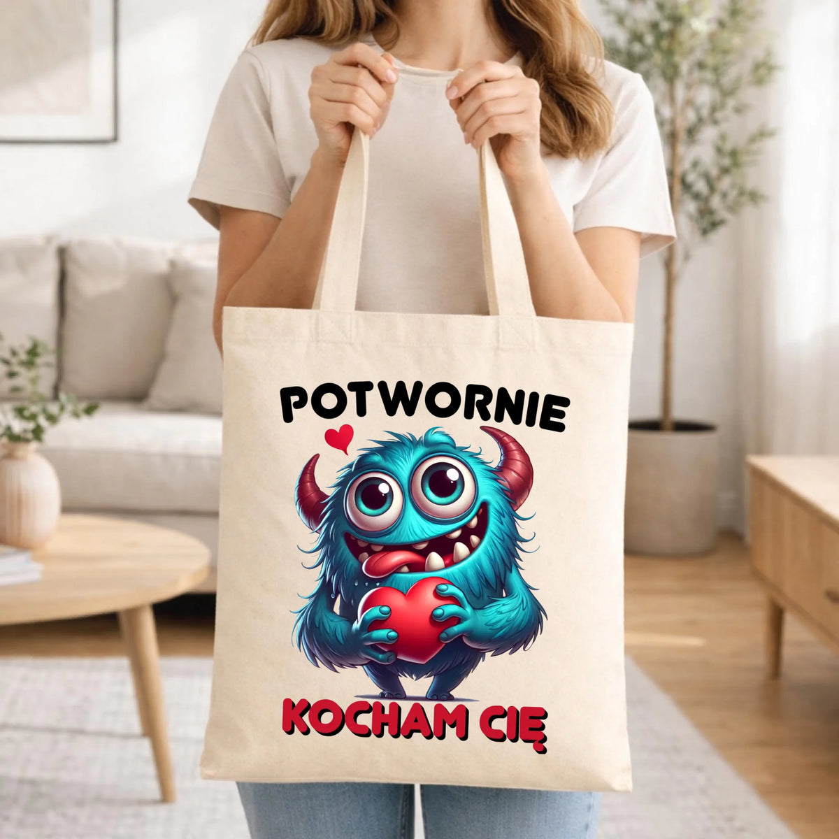 Torba dla par - Potwornie Kocham Cię W45