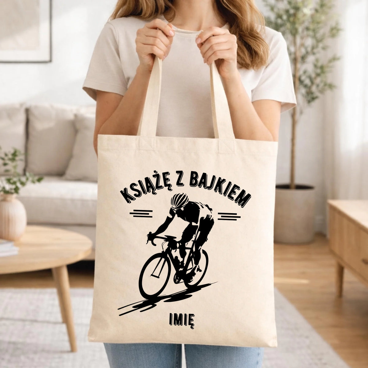 Torba dla rowerzysty - Książę z bajkiem - personalizowana HR01