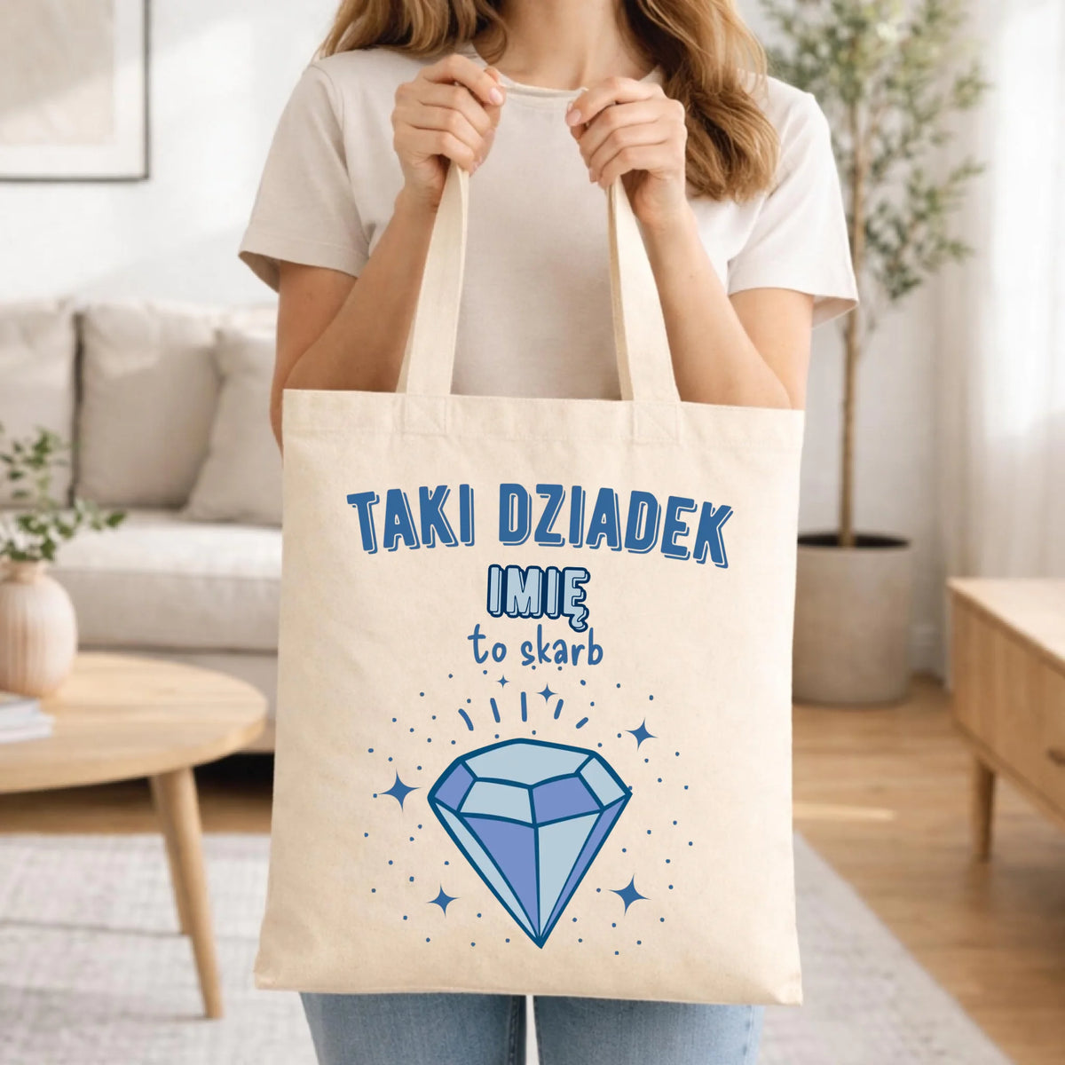 Torba dla dziadka - Taki Dziadek to skarb - personalizowana D06