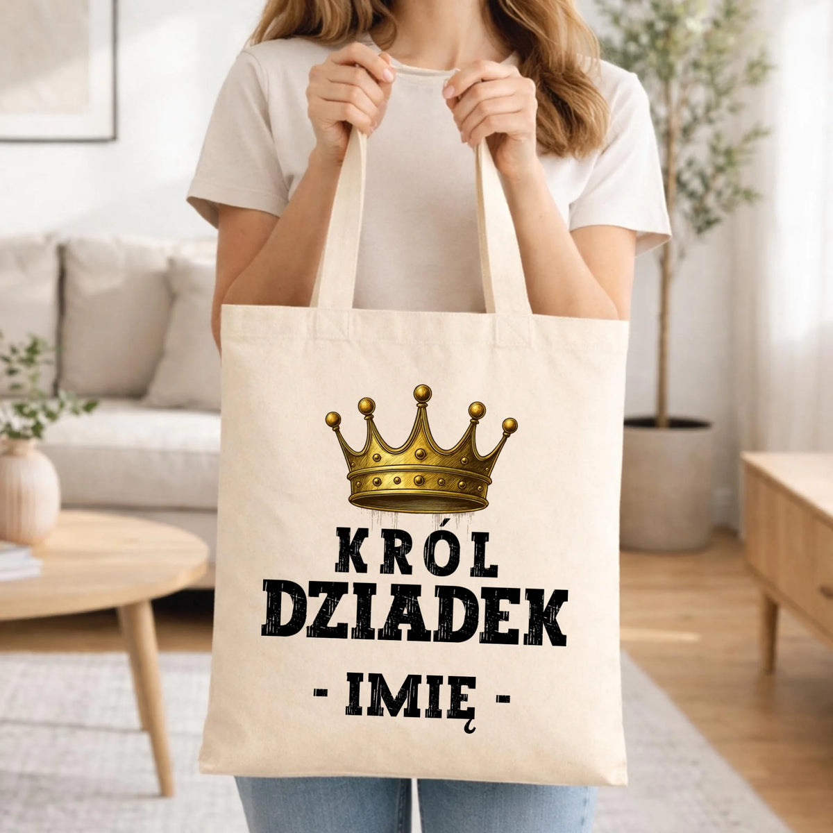 Torba dla dziadka - Król Dziadek - personalizowana D17