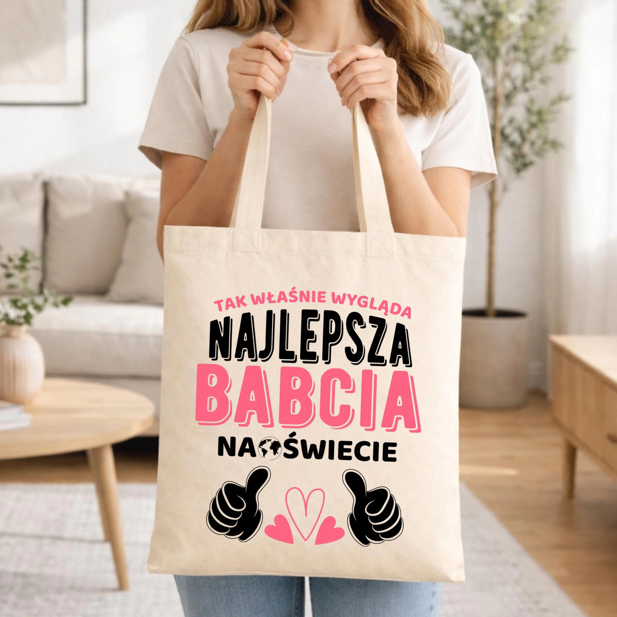 Torba dla babci - Tak wygląda najlepsza babcia na świecie B24