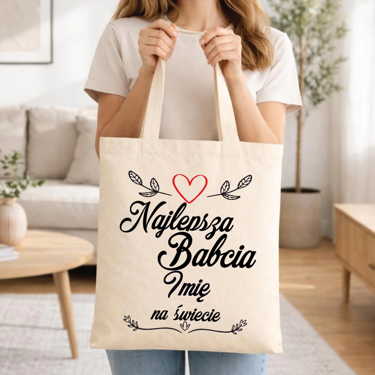 Torba dla babci - Najlepsza Babcia na Świecie - personalizowana B12