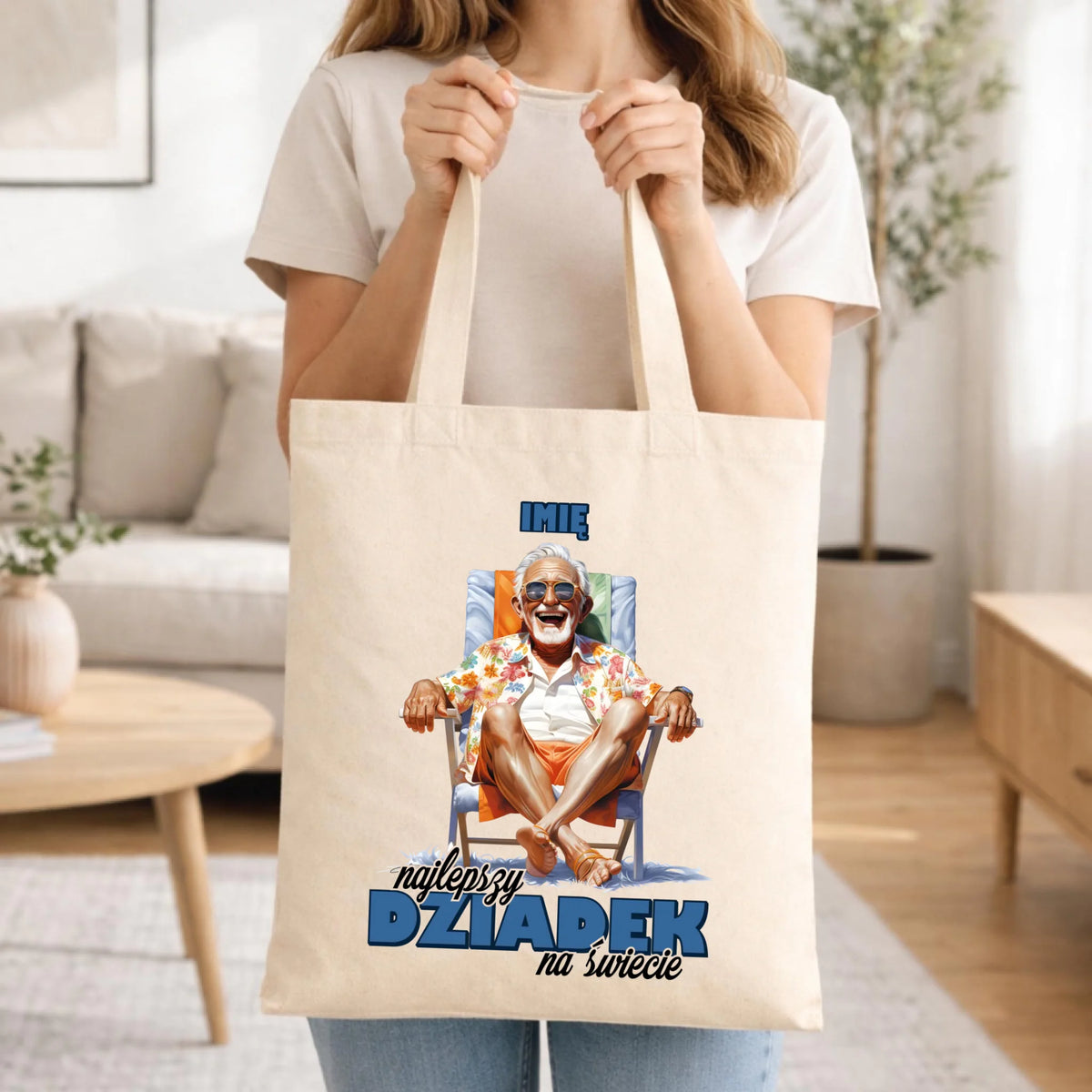 Torba dla dziadka - Najlepszy Dziadek na świecie - personalizowana D14