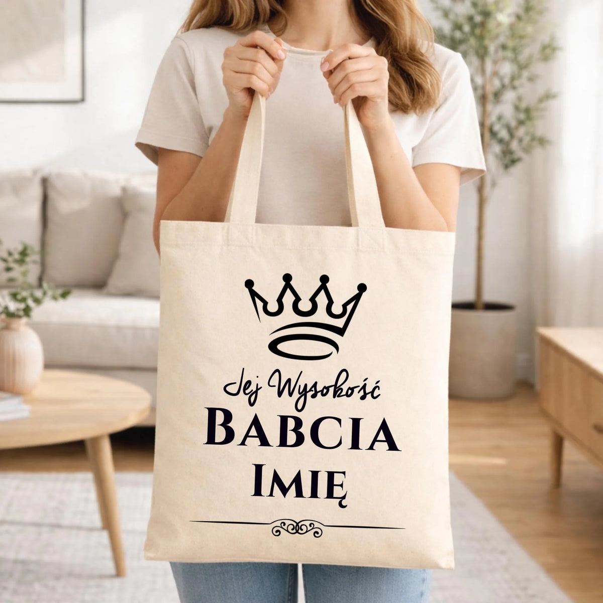 Torba dla babci - Jej Wysokość Babcia - personalizowana B11