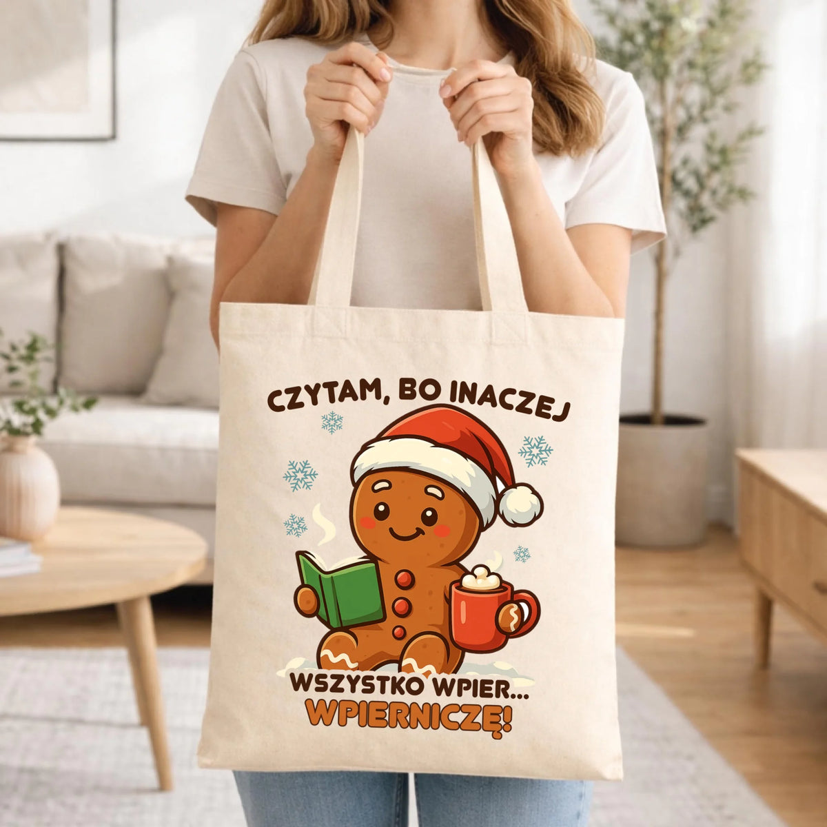Torba świąteczna - Czytam, bo inaczej wszystko wpier... wpierniczę BN79