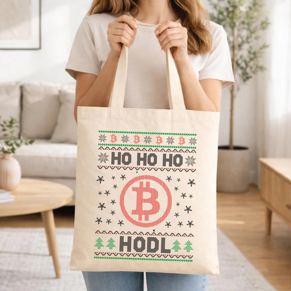 Torba świąteczna - Bitcoin - Ho Ho hodl BN103