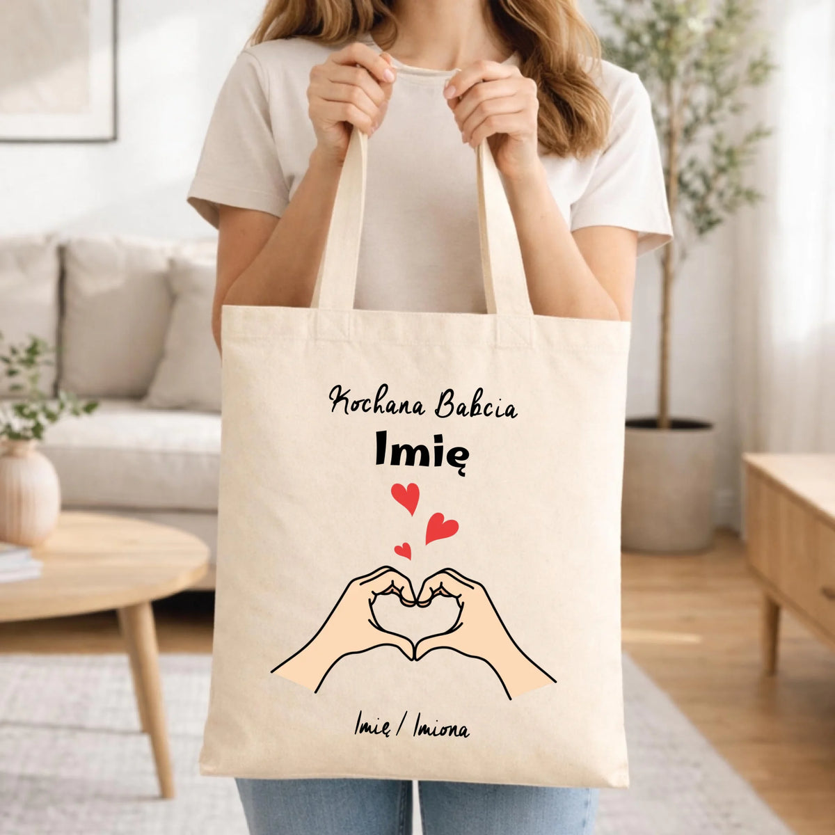 Torba dla babci - Kochana Babcia podpis - personalizowana B13