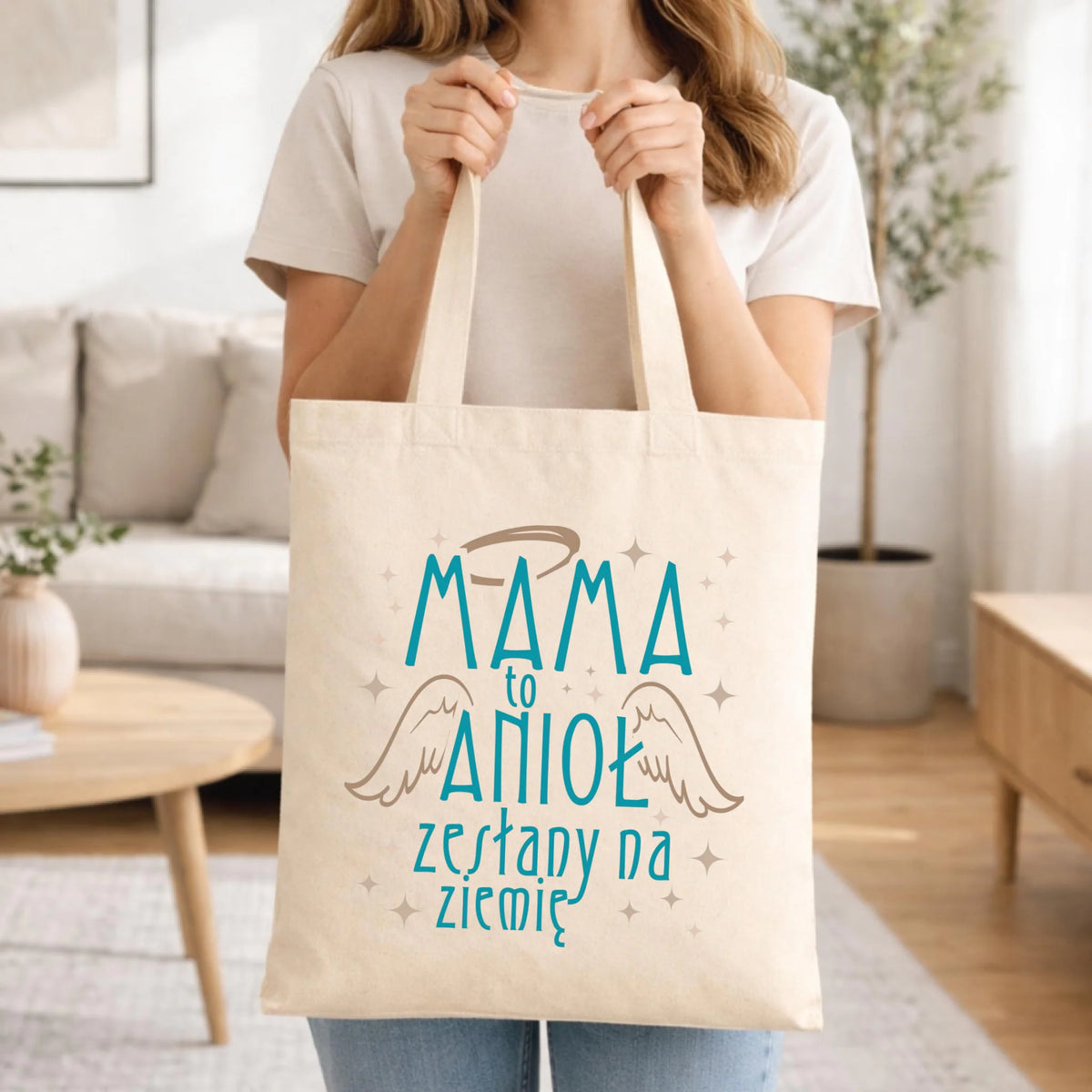 Torba dla mamy - Mama to anioł zesłany na ziemię DM30