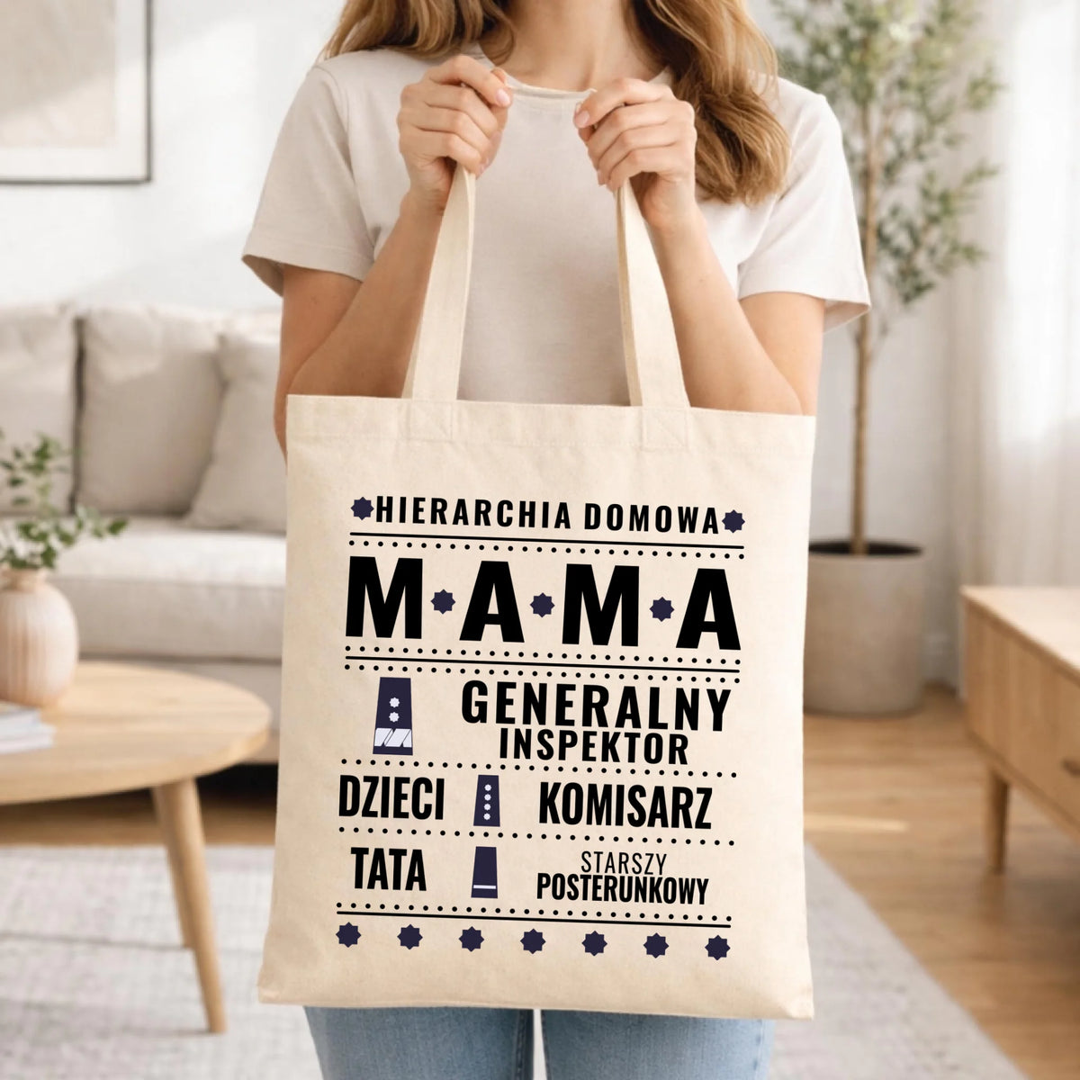 Torba dla mamy - Generał Mama Policja - personalizowana DM41