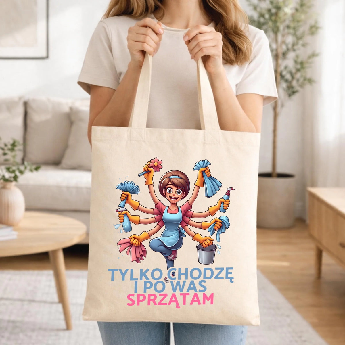 Torba dla mamy - Tylko chodzę i po Was sprzątam DM42