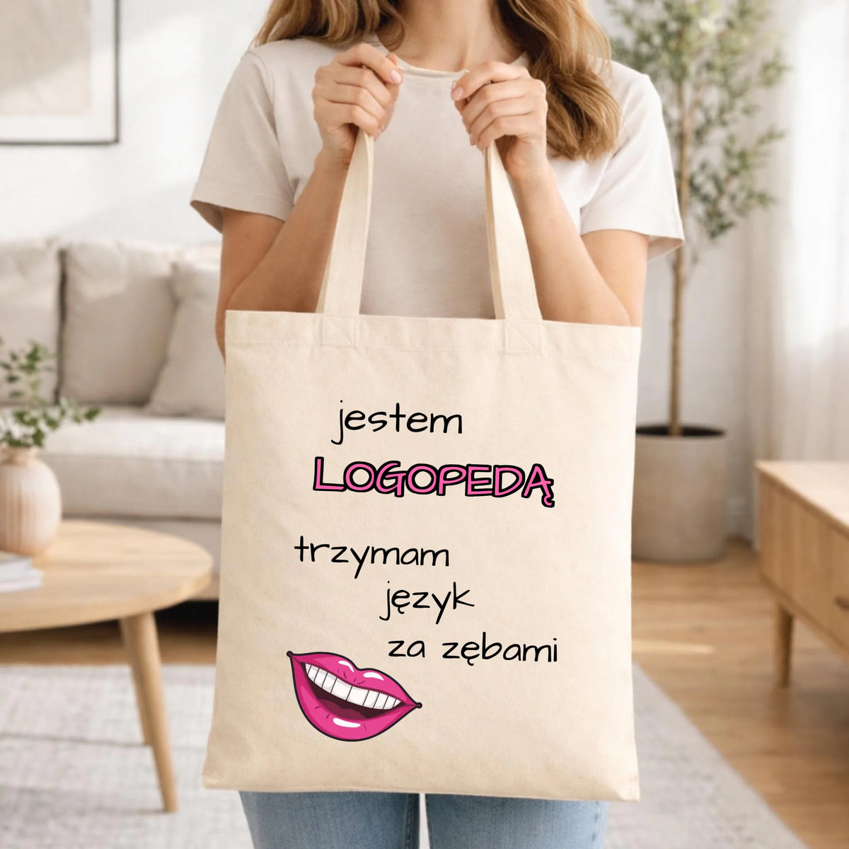 Torba dla logopedy - Trzymam język za zębami N24