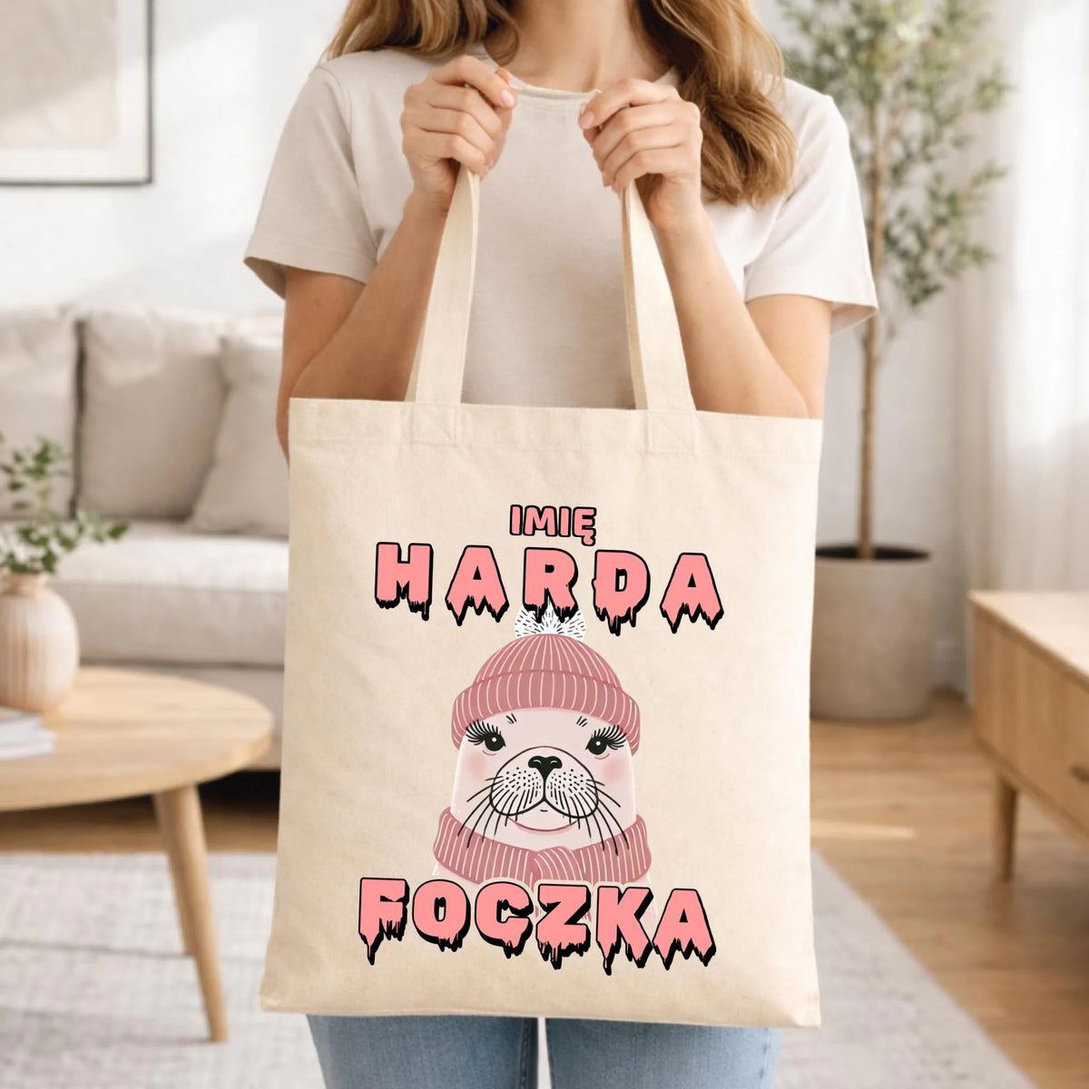 Torba - prezent dla morsa - Harda foczka - personalizowana HM05