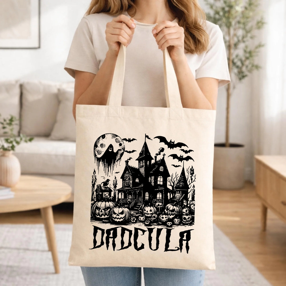 Torba halloweenowa dla taty -  Upiorny dom - Dadcula HL19