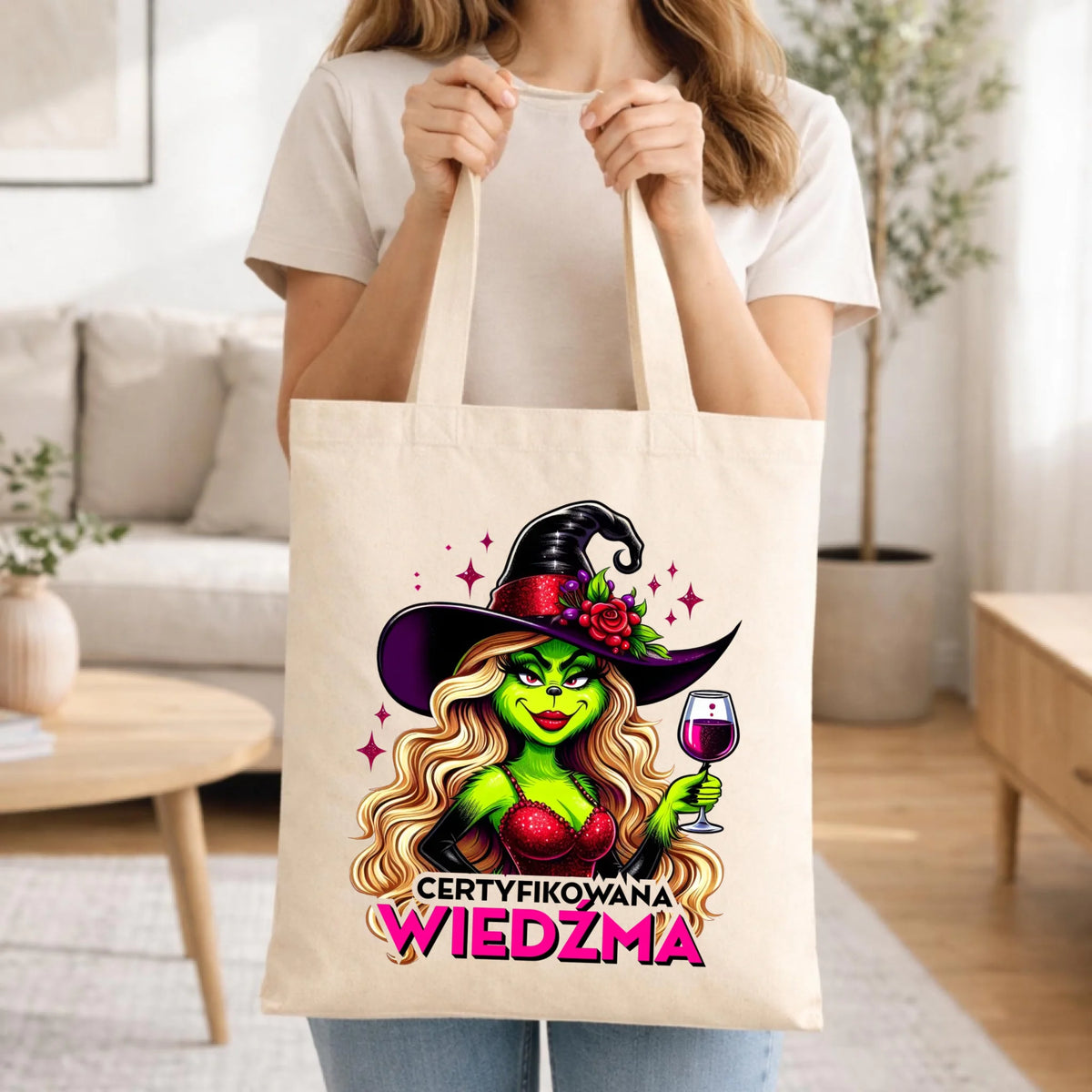 Torba - Certyfikowana wiedźma - śmieszna HL13