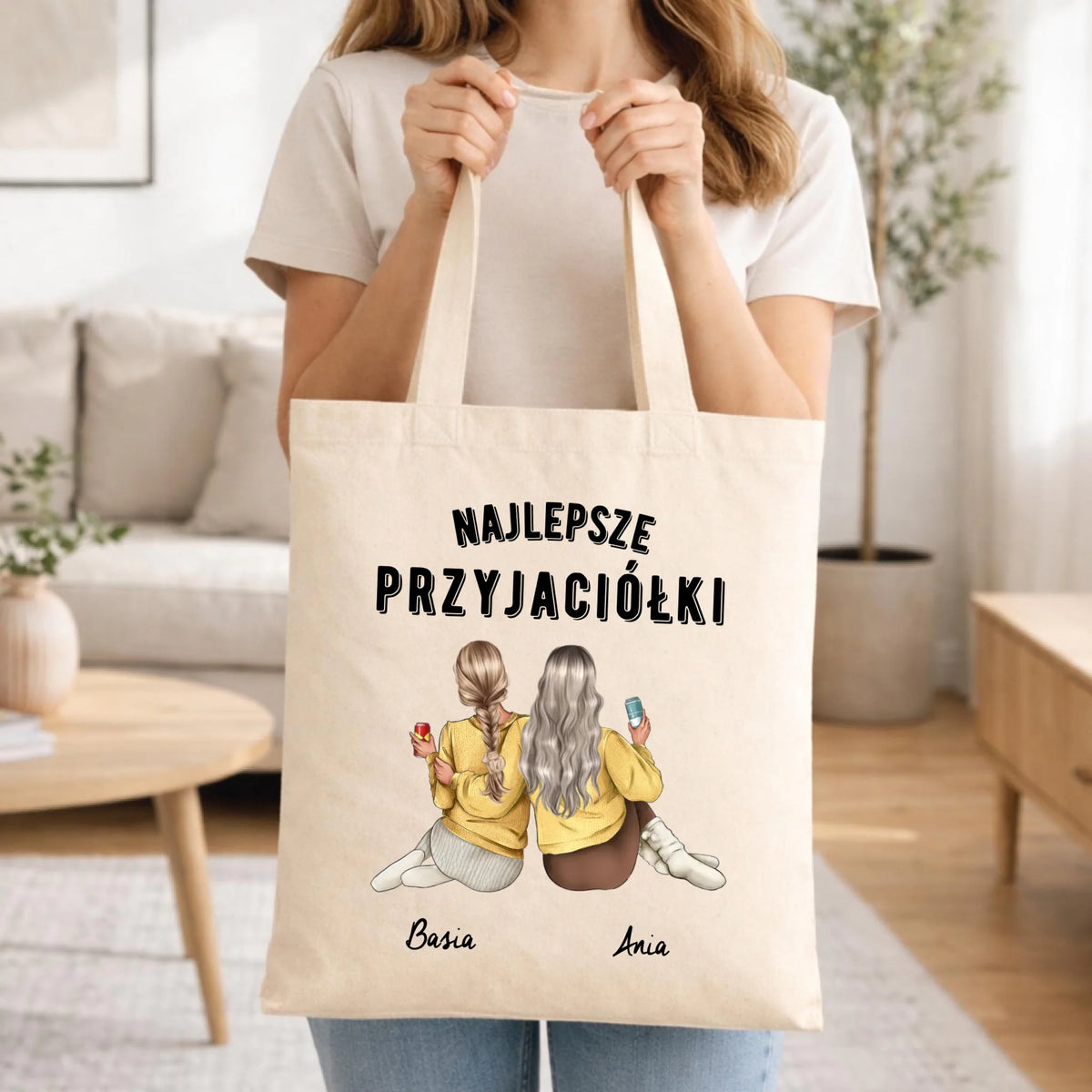 Torba - prezent dla przyjaciółek - Najlepsze przyjaciółki 2-4 osób - personalizowana PR01