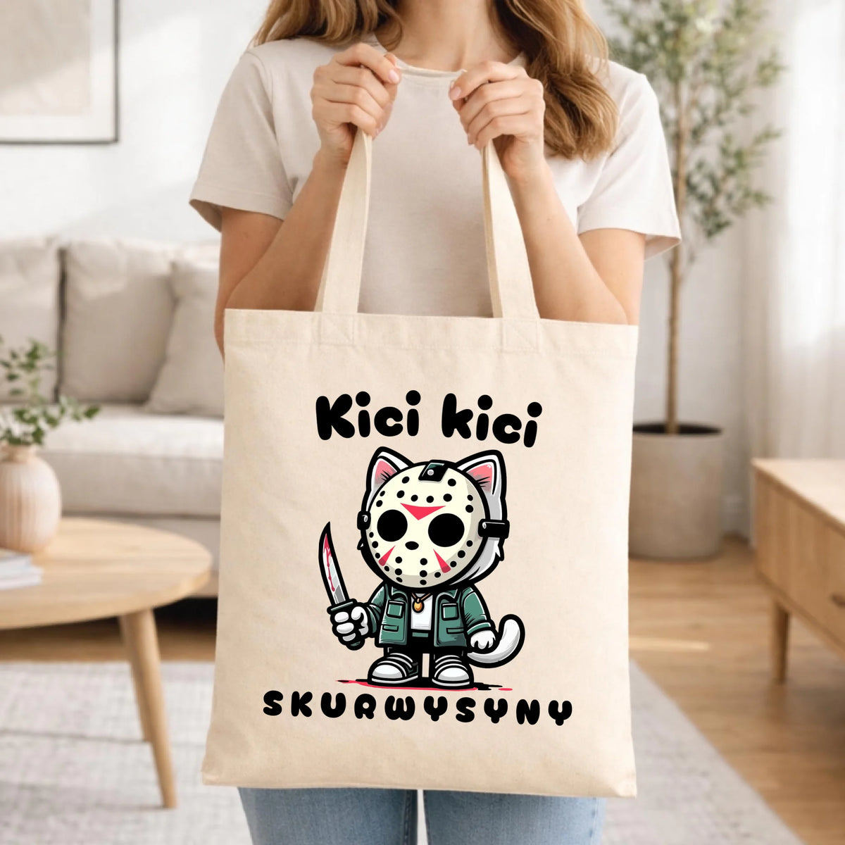 Torba na Halloween - Kici kici sk*rwysyny - bez cenzury HL28