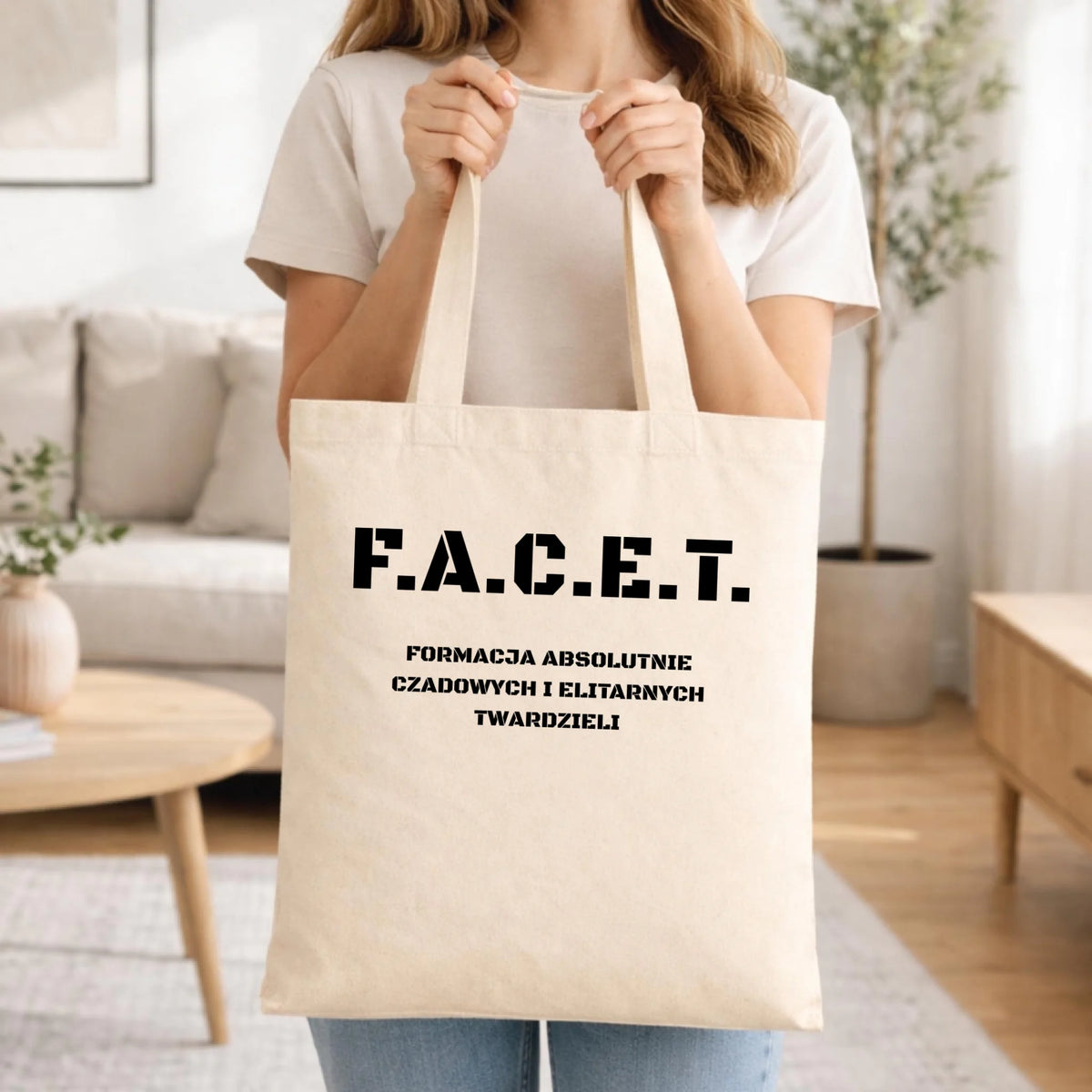 Torba - Prezent dla chłopaka kolegi - F.A.C.E.T. Formacja Absolutnie Czadowych i Elitarnych Twardzieli DCH23