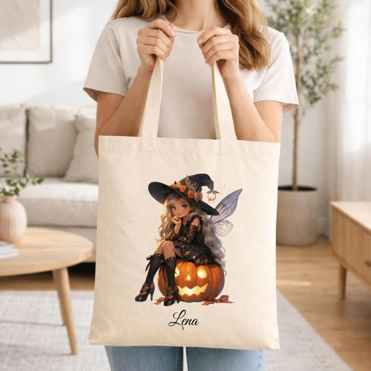 Torba na Halloween - Wróżka - wybierz postać - personalizowana HL02