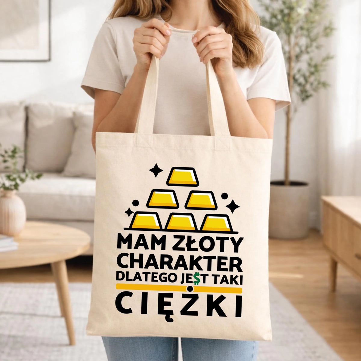 Torba - prezent dla chłopaka - Złoty charakter DCH16