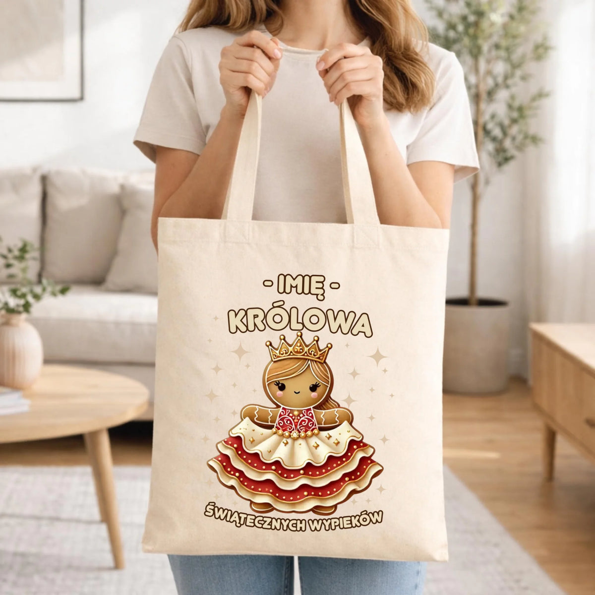 Torba świąteczna - Królowa świątecznych wypieków - personalizowana BN28