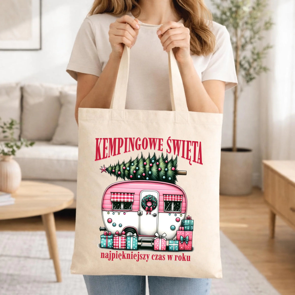 Torba świąteczna - Kamper Kempingowe Święta BN40