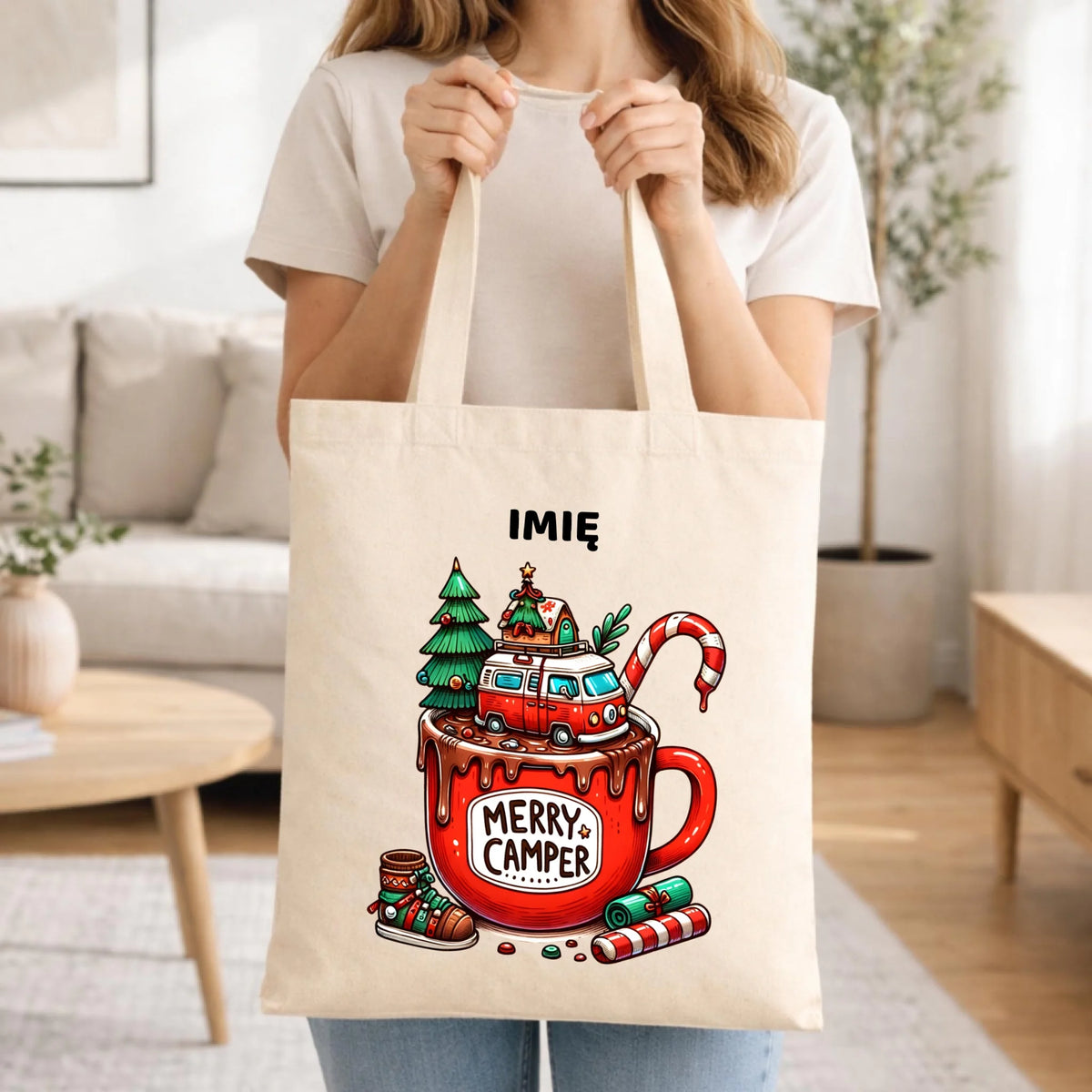 Torba świąteczna - Kamper Merry Camper - personalizowana BN43