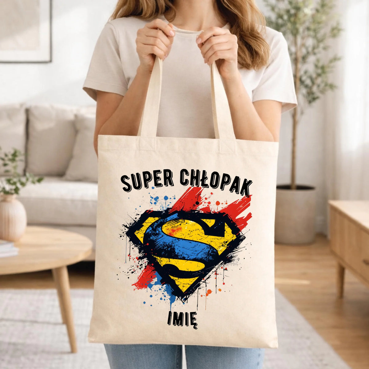 Torba - prezent na Dzień Chłopaka - Super Chłopak - personalizowana DCH18