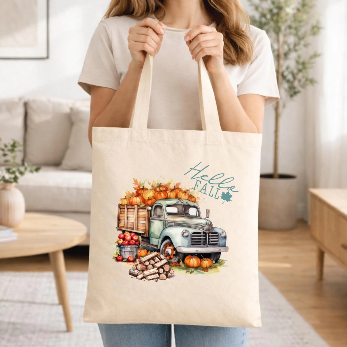 Torba jesieniara – Hello Fall ciężarówka z dyniami JS08