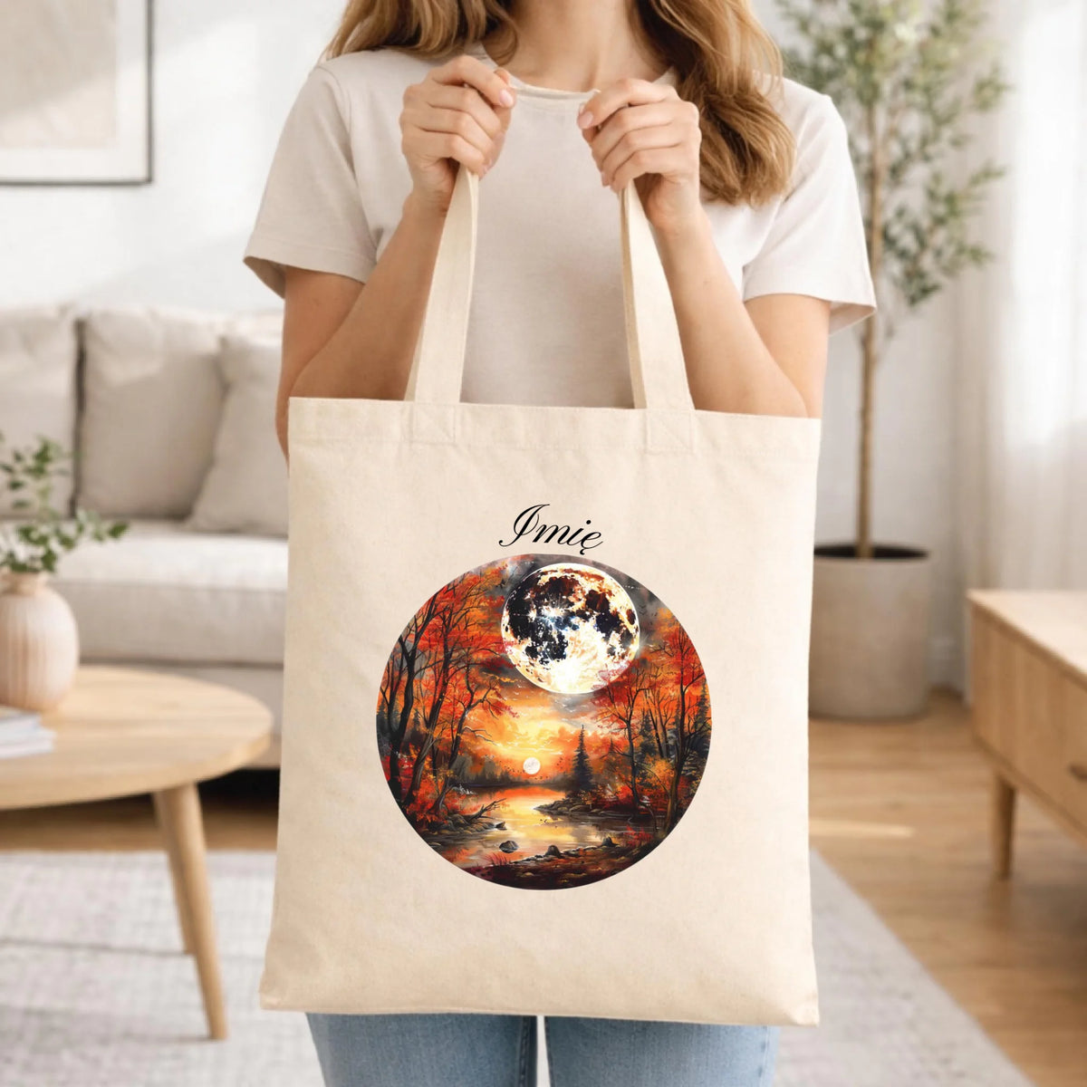 Torba jesieniara - Pełnia księżyca - personalizowana JS10
