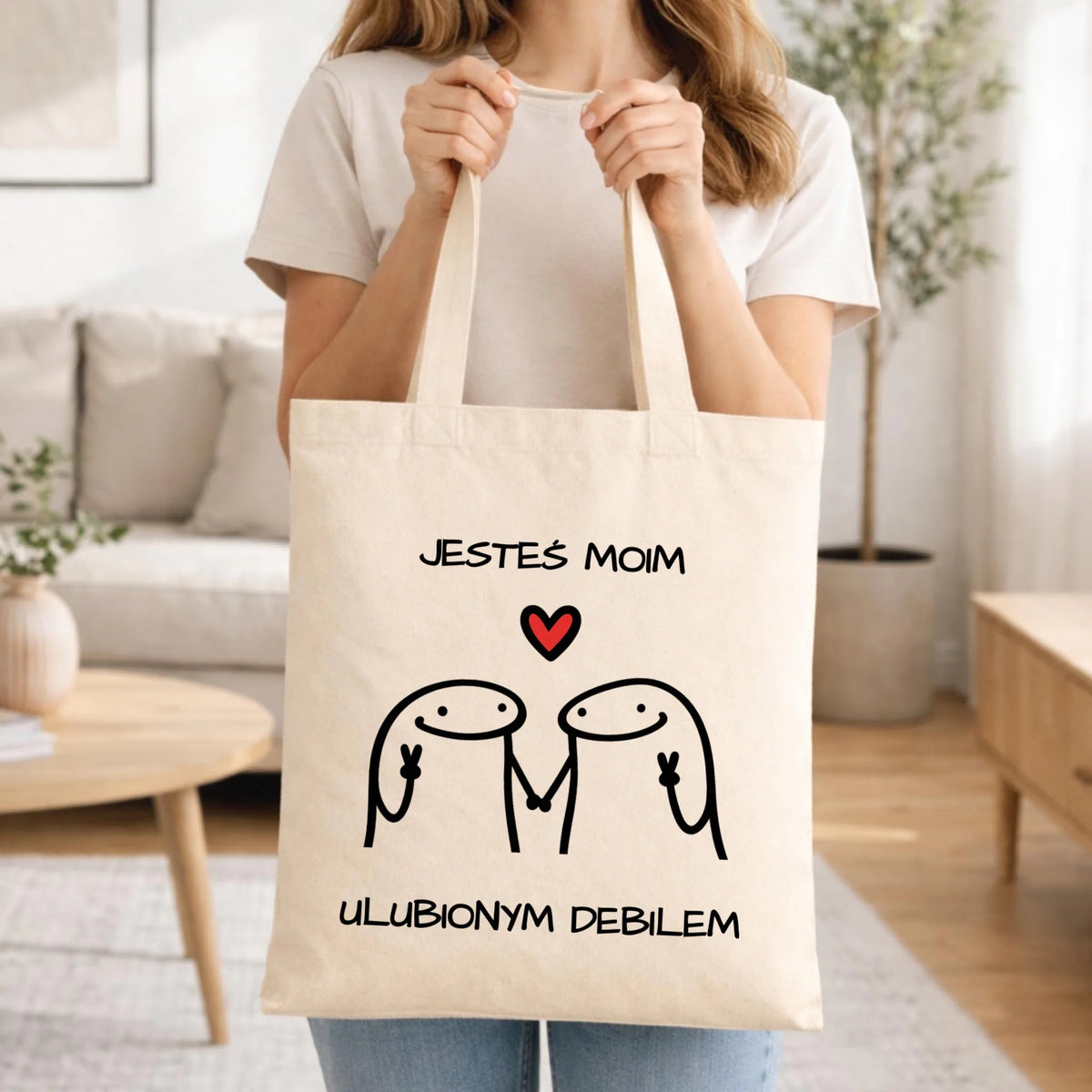 Torba dla par - Jesteś moim ulubionym debilem W78