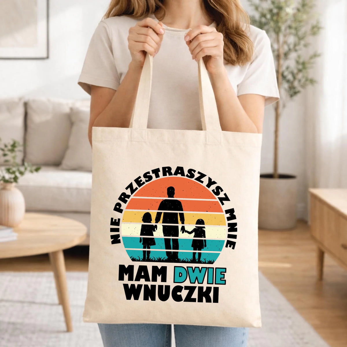 Torba dla dziadka - Nie przestraszysz mnie mam dwie wnuczki D41