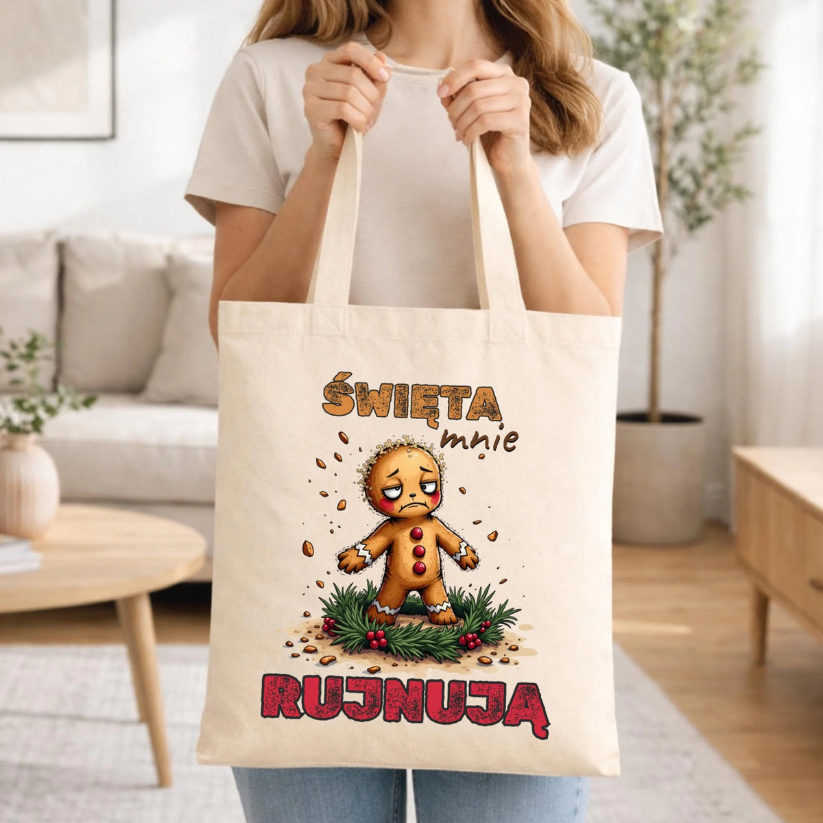 Torba świąteczna - Piernik Święta mnie rujnują BN143