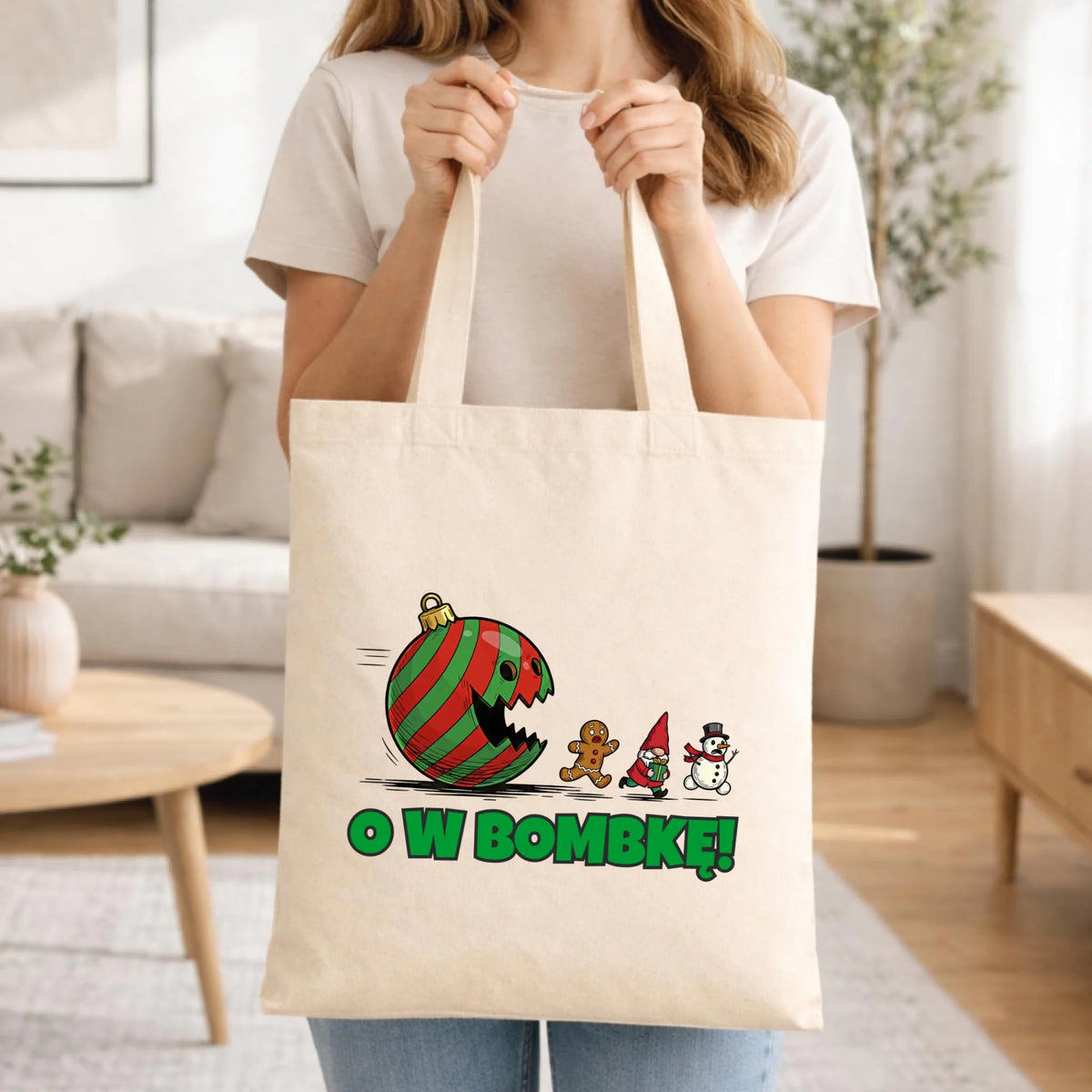 Torba świąteczna - O w bombkę BN142