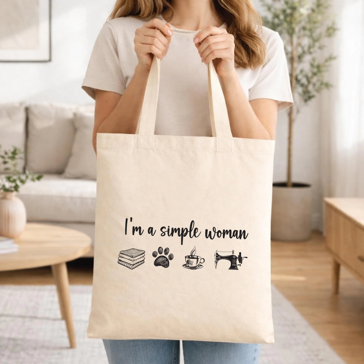 Torba szyciowa dla krawcowej - I'm a simple woman HS20