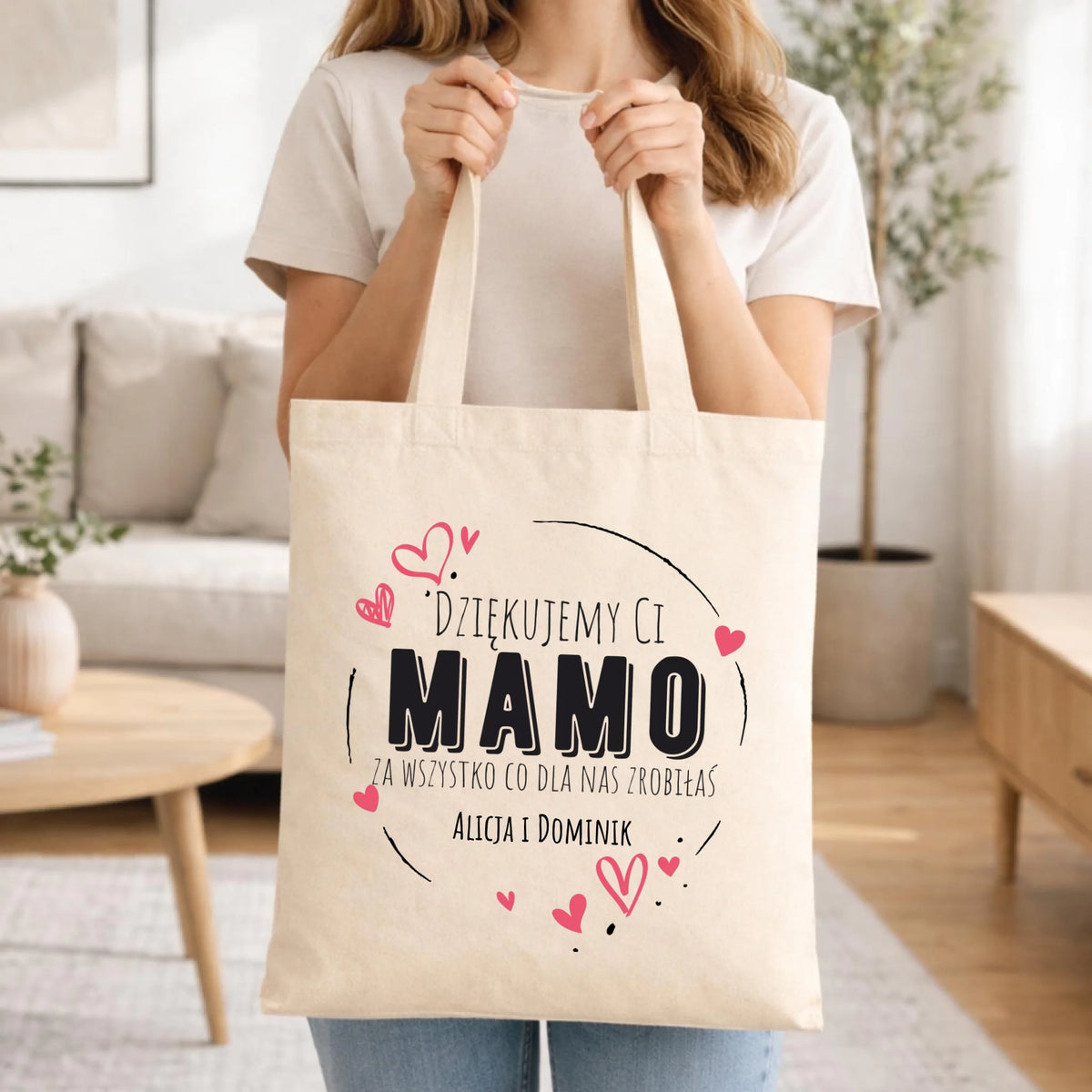 Torba dla mamy - Dziękujemy Ci Mamo - personalizowana DM43