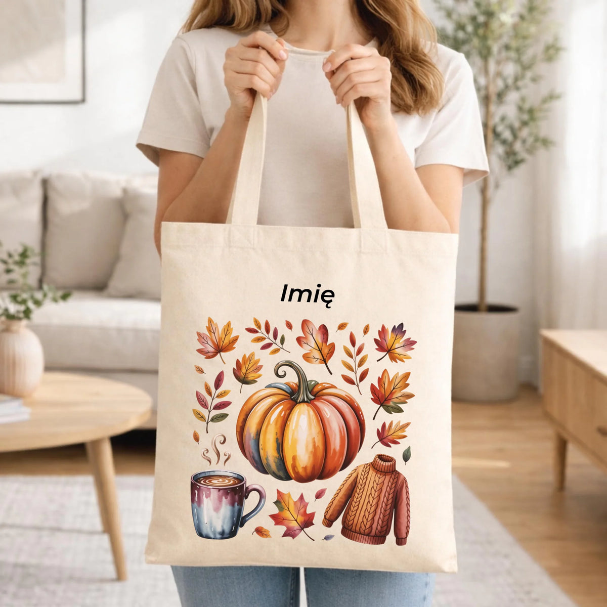 Torba jesienna - Złota jesień - personalizowana JS30