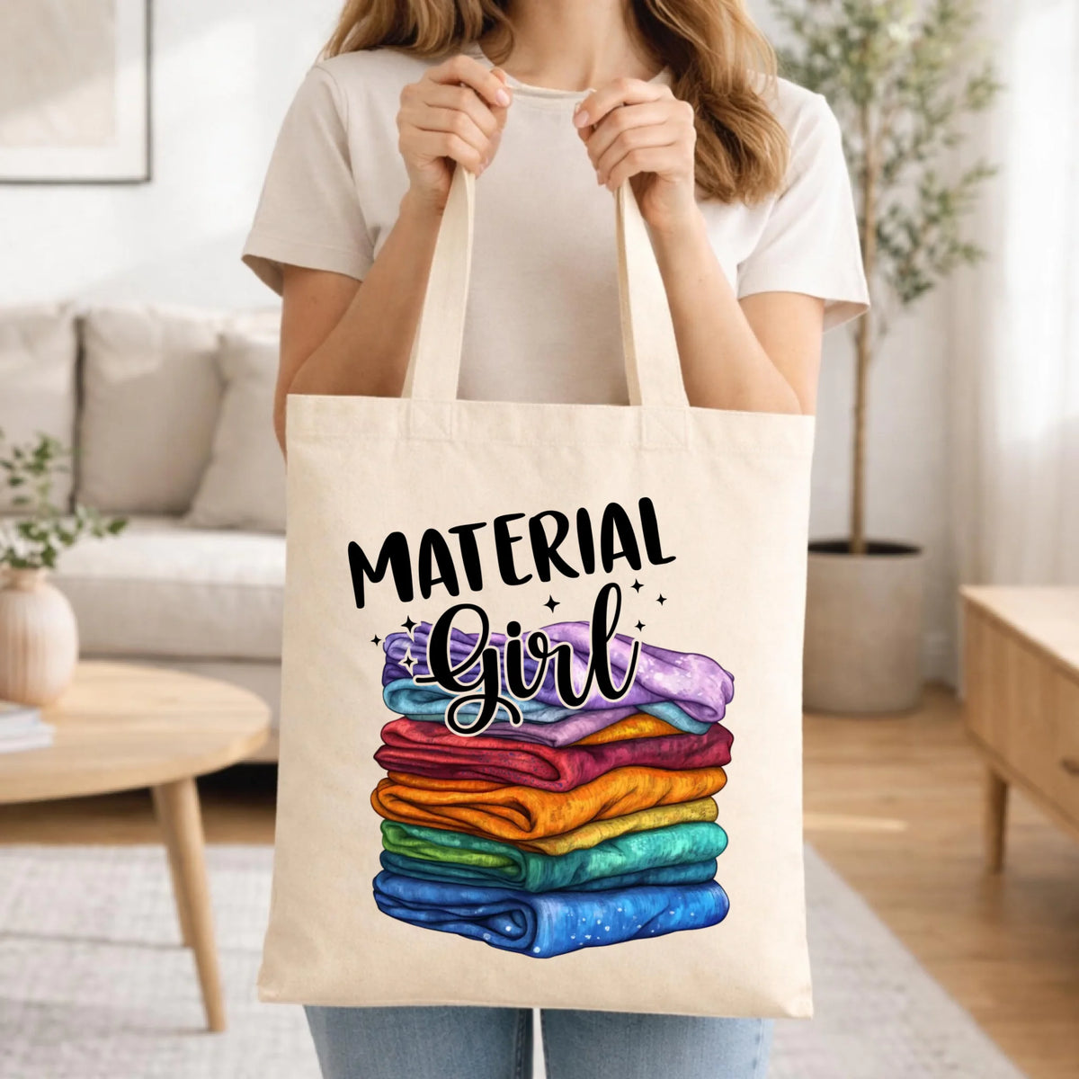 Torba szyciowa - prezent dla krawcowej - Material Girl HS02