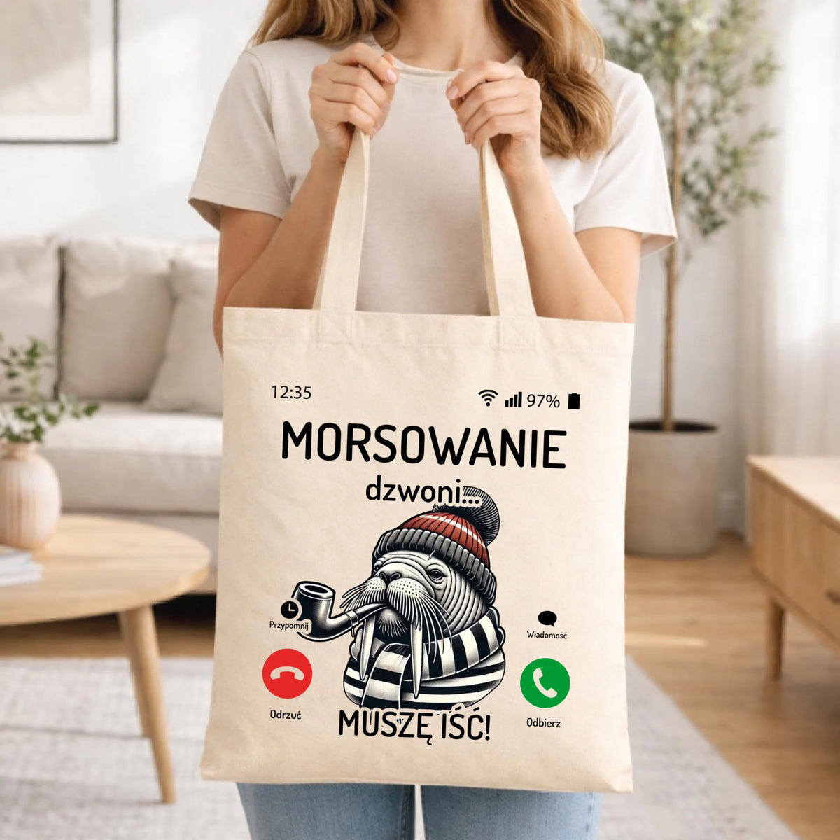 Torba - prezent dla morsa - Morsowanie dzwoni muszę iść - Mors HM19