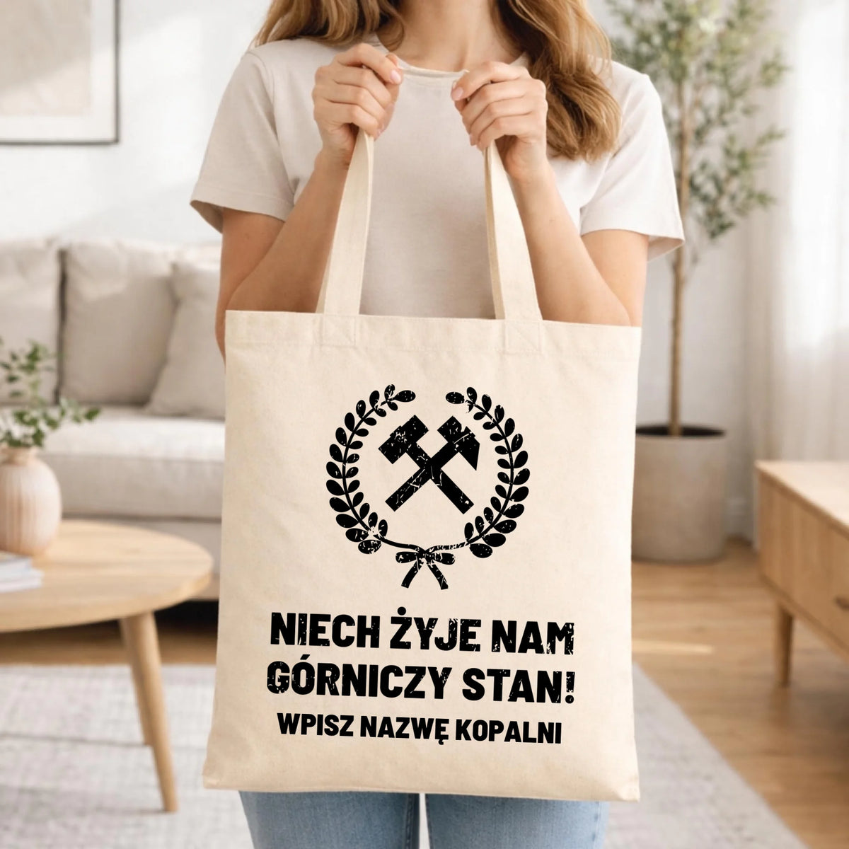 Torba - prezent dla górnika - Niech żyje nam górniczy stan - personalizowana G24