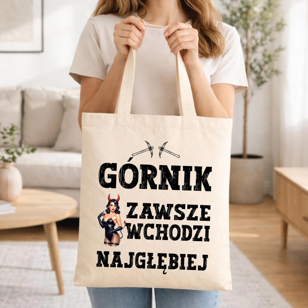 Torba - prezent dla górnika - Górnik zawsze wchodzi najgłębiej G22