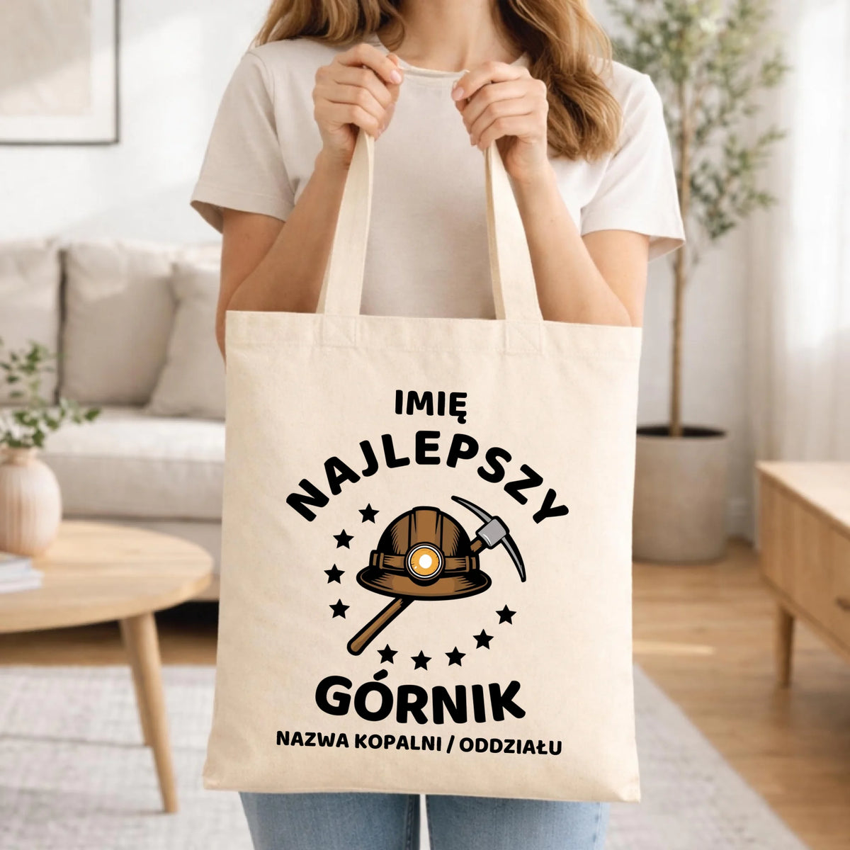 Torba - prezent dla górnika - Najlepszy górnik - personalizowana G23