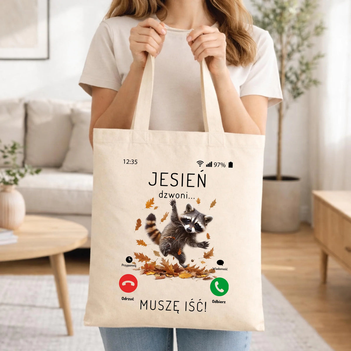 Torba jesienna - Jesień dzwoni muszę iść JS18
