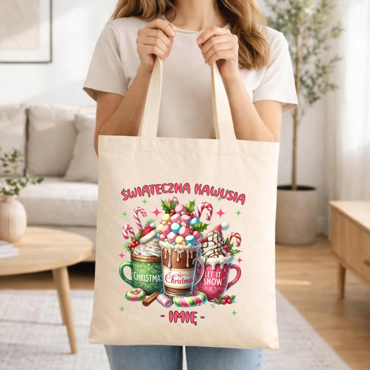Torba świąteczna - Świąteczna kawusia - personalizowana BN29