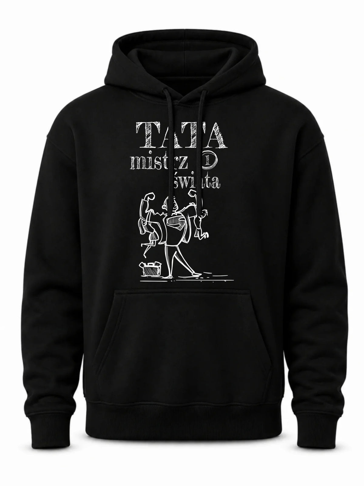 Bluza z kapturem dla taty - Tata Mistrz Świata DT36