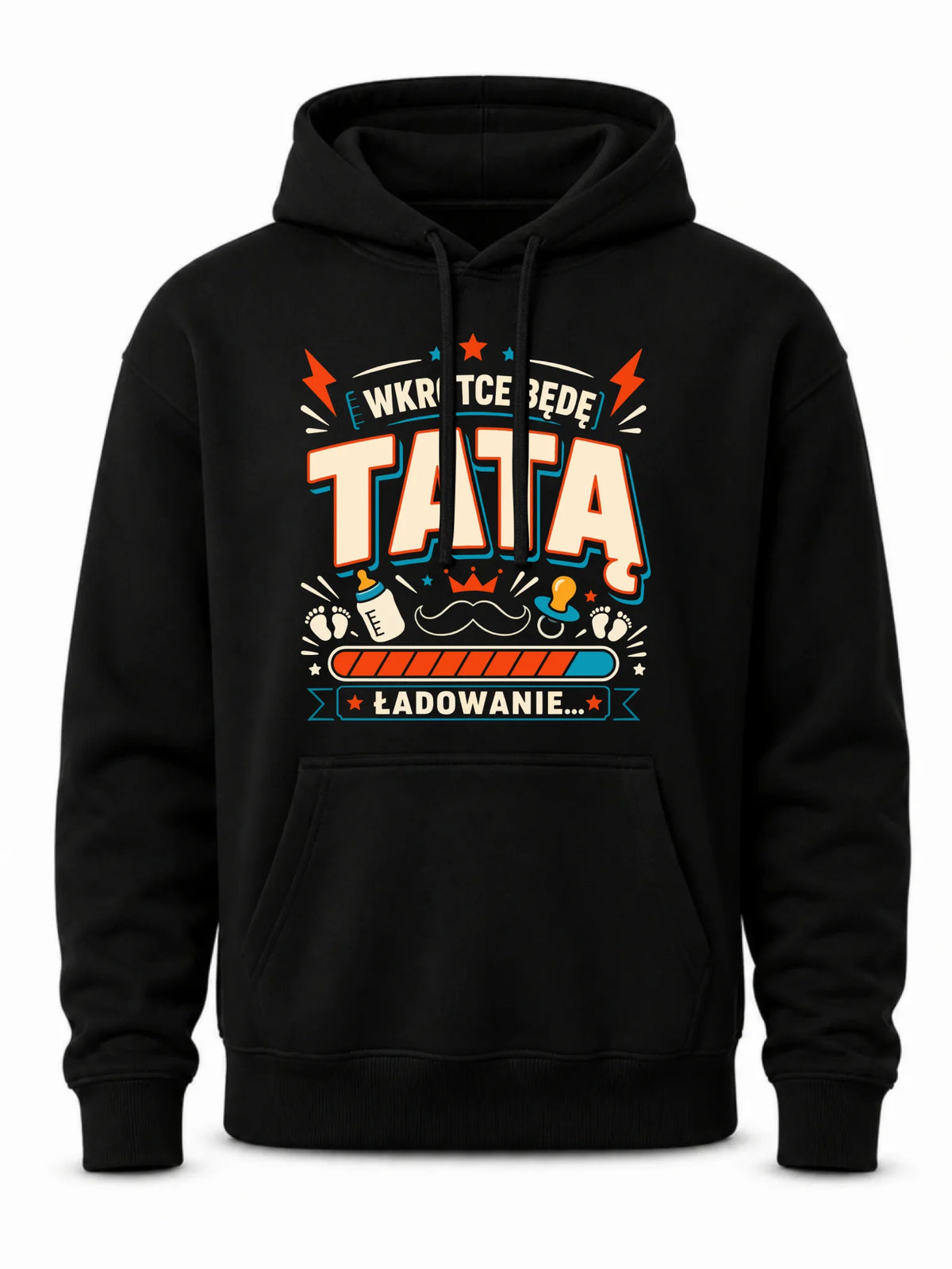 Bluza z kapturem dla przyszłego taty - Wkrótce będę tatą DT23