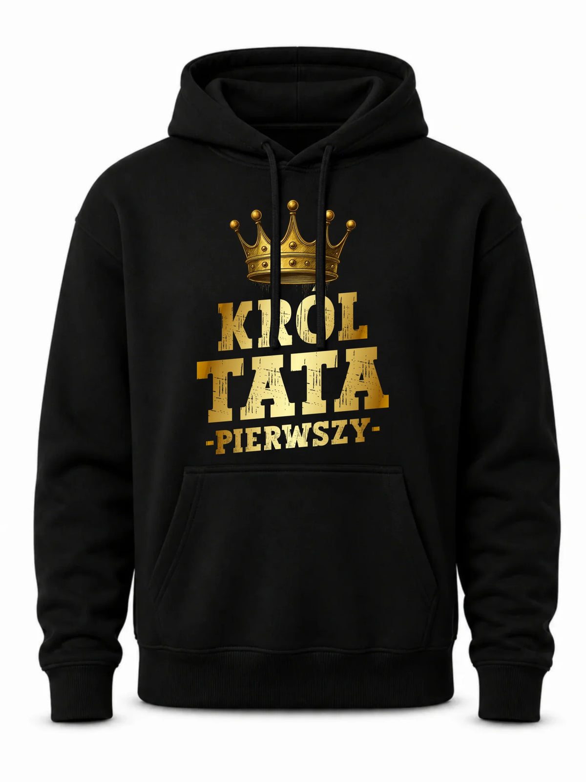 Bluza z kapturem dla taty - Król Tata Pierwszy DT20