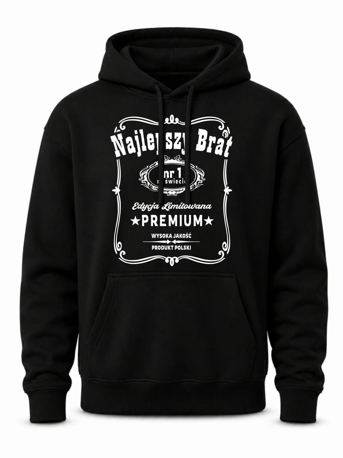 Bluza męska z kapturem dla brata - Najlepszy Brat Edycja Limitowana DB02