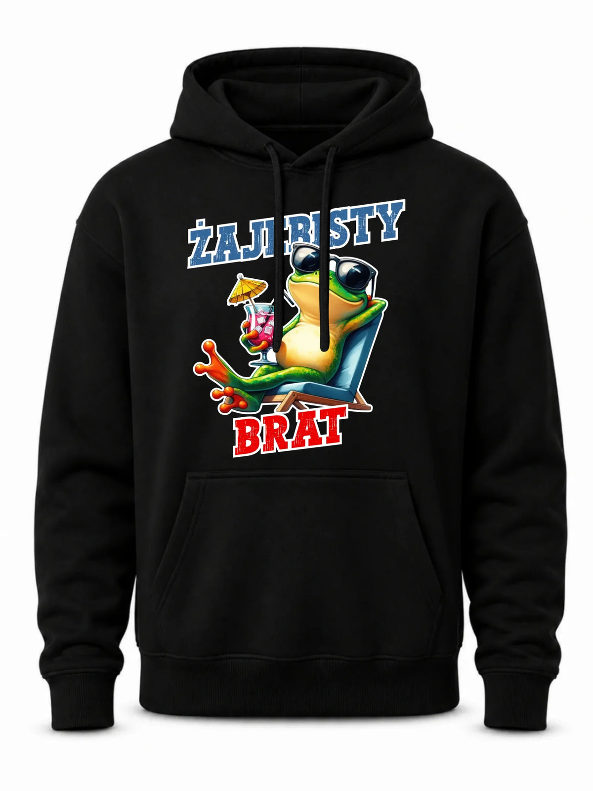 Bluza męska z kapturem dla brata - Żajebisty Brat DB01